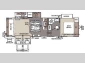 Floorplan - 2014 Forest River RV Flagstaff Classic Super Lite 8528RSWS