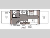 Floorplan - 2014 Forest River RV Rockwood Roo 19