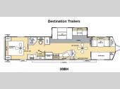 Floorplan - 2014 Coachmen RV Catalina Destination Series 38BH