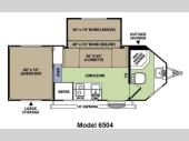 Floorplan - 2014 Forest River RV V-Cross Vibe 6504