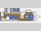 Floorplan - 2014 Prime Time Manufacturing LaCrosse 303RKS