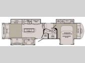 Floorplan - 2014 CrossRoads RV Rushmore Washington RF39WA