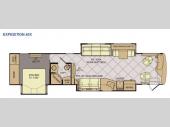 Floorplan - 2014 Fleetwood RV Expedition 40X