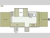 Floorplan - 2014 Starcraft  Comet 1225