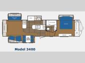 Floorplan - 2014 Prime Time Manufacturing Sanibel 3400