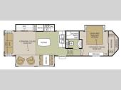 Floorplan - 2014 Forest River RV Cedar Creek Silverback 33RL