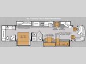 Floorplan - 2014 Thor Motor Coach Tuscany 45LT