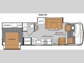 Floorplan - 2014 Thor Motor Coach Windsport 29X