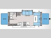 Floorplan - 2014 Jayco Jay Feather Ultra Lite X23B