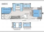 Floorplan - 2014 Jayco Eagle 284BHS