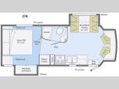 Floorplan - 2014 Winnebago Aspect 27K