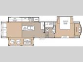 Floorplan - 2014 Forest River RV Cedar Creek 36CKTS
