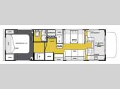 Floorplan - 2014 Forest River RV Sunseeker 2900 Ford