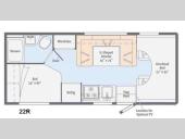 Floorplan - 2014 Winnebago Minnie Winnie 22R
