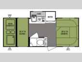 Floorplan - 2014 Forest River RV R Pod RP 182G