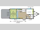 Floorplan - 2014 Forest River RV Stealth SS1913