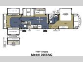 Floorplan - 2014 Forest River RV Sierra 365SAQ