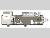 Floorplan - 2014 Forest River RV Sierra 392FK