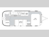 Floorplan - 2014 Airstream RV Flying Cloud 23FB