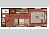 Floorplan - 2014 Gulf Stream RV Ameri-Lite 21MB