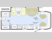 Floorplan - 2014 Itasca Navion 24M
