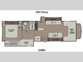 Floorplan - 2014 Coachmen RV Leprechaun 320BH Chevy 4500