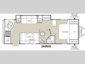 Floorplan - 2014 Coachmen RV Freedom Express 246RKS
