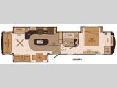 Floorplan - 2014 Lifestyle Luxury RV Lifestyle LS38RS