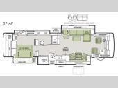 Floorplan - 2014 Tiffin Motorhomes Allegro Bus 37 AP