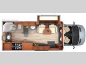 Floorplan - 2014 Leisure Travel Unity U24MB