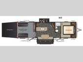 Floorplan - 2014 Keystone RV Fuzion 303
