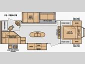 Floorplan - 2014 Cruiser ViewFinder Signature VS 28BHOB