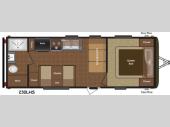 Floorplan - 2014 Keystone RV Hideout 230LHS