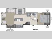 Floorplan - 2014 Keystone RV Premier Ultra Lite 30RIPR