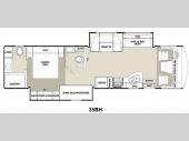 Floorplan - 2014 Coachmen RV Mirada 35BH