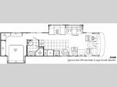 Floorplan - 2007 Damon Challenger 348