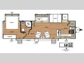 Floorplan - 2015 Forest River RV Wildwood Heritage Glen 302FK