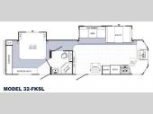 Floorplan - 2015 Palomino Puma 32-FKSL