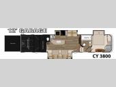 Floorplan - 2015 Heartland Cyclone 3800