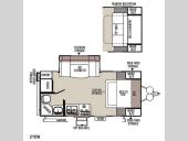 Floorplan - 2015 Forest River RV Flagstaff Micro Lite 21DS