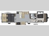 Floorplan - 2015 Keystone RV Raptor 412TS