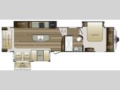 Floorplan - 2015 Keystone RV Cougar 333MKS