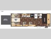 Floorplan - 2015 Forest River RV Cherokee Grey Wolf 25RR