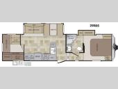 Floorplan - 2015 Keystone RV Cougar X-Lite 29RBS