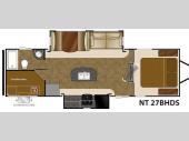 Floorplan - 2015 Heartland North Trail 27BHDS King