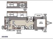 Floorplan - 2015 Forest River RV Rockwood Ultra Lite 2604WS