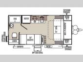 Floorplan - 2015 Forest River RV Rockwood Mini Lite 1905