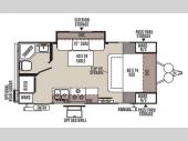 Floorplan - 2015 Forest River RV Rockwood Mini Lite 2109S