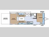Floorplan - 2015 Forest River RV XLR Hyper Lite 24HFS