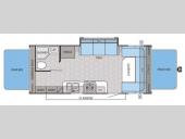 Floorplan - 2015 Jayco Jay Feather Ultra Lite X23B